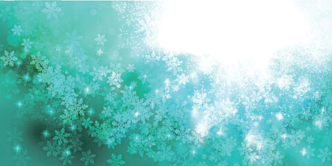 雪　クリスマス　冬　光　背景	