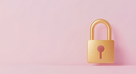 Fototapeta premium padlock and key