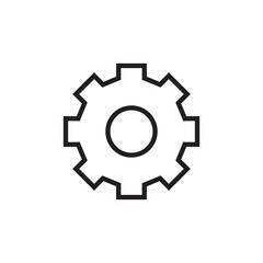 setting gear icon vector eps outline 