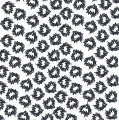 Texture in the form of needle-like round figures, similar to plant spines or spores.