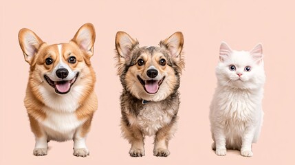 Obraz premium group of dogs