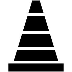 Traffic, cone, driver icon