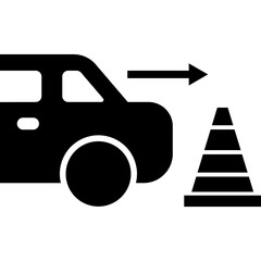 Car, transport, sign icon