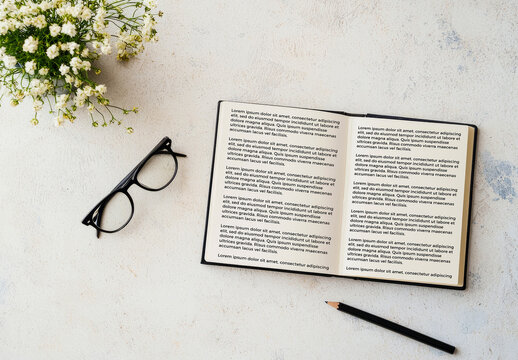 Book Pages Mockup Template