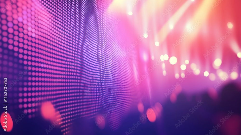 Aufkleber Abstract background of colorful lights, creating a vibrant atmosphere for an event.