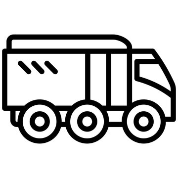 recommend clip art: Suction Excavator - Heavy Machinery Outline Icon