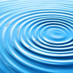 Clean and Expressive Blue Water Ripples in Bright Style