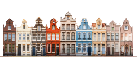 PNG  Dutch row houses architecture building city.