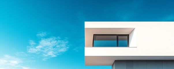Large white billboard with no ads, set against a bright blue sky, perfect for marketing announcements, outdoor advertisement mockup