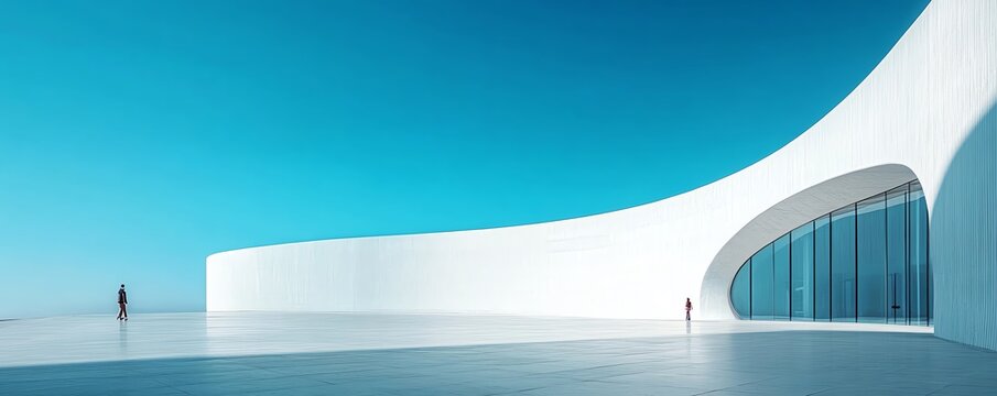 Large white billboard with no ads, set against a bright blue sky, perfect for marketing announcements, outdoor advertisement mockup