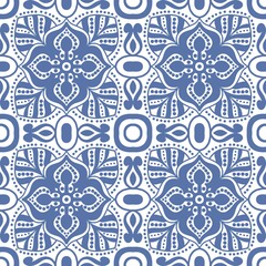 pattern flowerdamask ethnic boho American ikat texture tribal geometric background mandalas