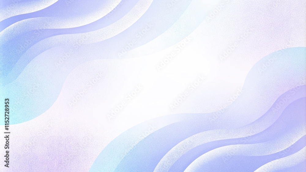 Poster Iridescent gradient. Vivid rainbow colors. Digital noise, grain. Colorful digital grain soft noise effect pattern. A soft gradient abstract background blending from pastel peach to lavender