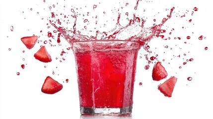 Refreshing Strawberry Splash: A Burst of Summer in a Glass