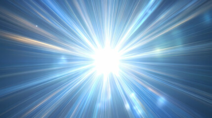 Fototapeta premium Light burst with radiant glow isolated on transparent background. Aureole. Illustration