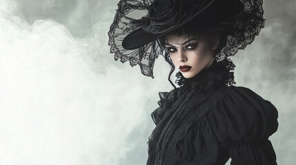 Timeless Victorian Gothic Portrait