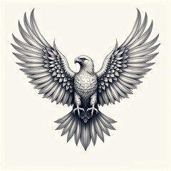 eagle with wings