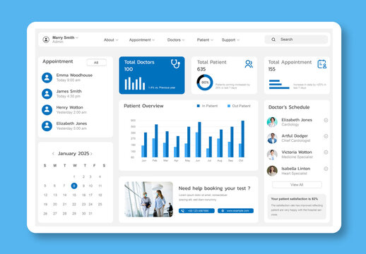 Medical Dashboard Design