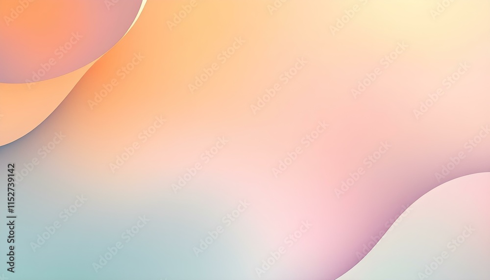 Aufkleber Luxury orange background. Abstract orange waves. Abstract background with wavy lines and dots. Modern abstract background for design. Abstract orange and red gradient shapes. Modern futuristic