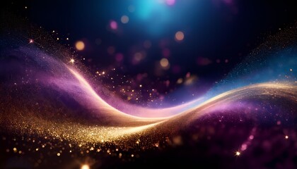 Obraz premium Abstract Whimsical Stardust Wallpaper: A Magical Background of Twinkling Particles