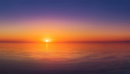 Obraz premium Abstract Sunset Horizon Wallpaper: A Warm Background with Gradient Transitions