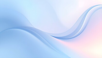 Minimal very light blue background. Simple pattern. Abstract blue and white liquid wavy shapes futuristic banner. Glowing retro waves background. Blue gradient colors abstract the blurred background
