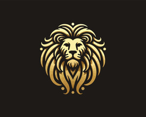 lion head vector