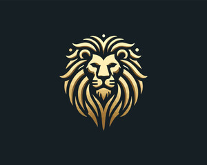 lion head vector