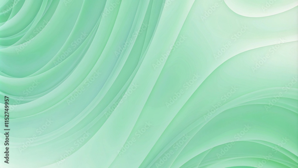 Aufkleber mint green elegant pastel soft color abstract gradient luxury decorative background texture with cop