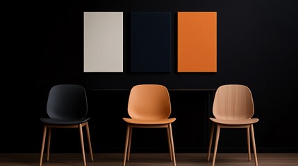Modern Living Room Mockup with Stylish Chairs