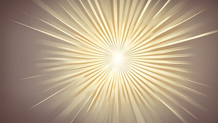 A clean sunburst design with sharp rays emanating from a single point, set on a gradient background.