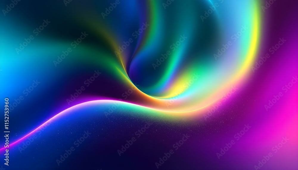 Poster modern colorful blue wave wide banner background. abstract background for banner design. web banner,