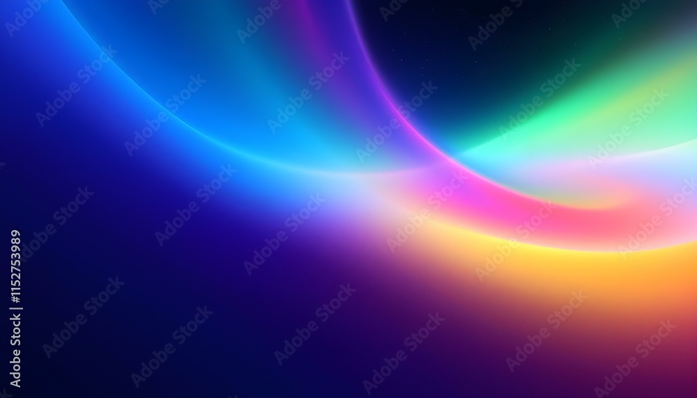 Poster modern colorful blue wave wide banner background. abstract background for banner design. web banner,