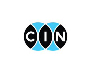 CIN logo design vector template. CIN