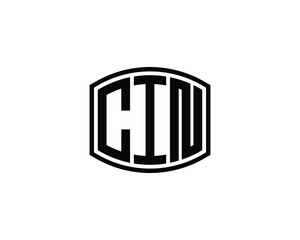 CIN logo design vector template. CIN