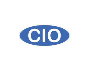 CIO logo design vector template. CIO