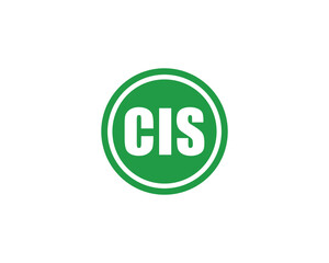 CIS logo design vector template. CIS