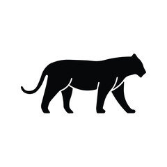 Jaguar icon. Jaguar vector illustration. Wild animal. Isolated on white background.