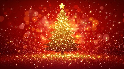 Naklejka premium Merry Christmas and happy New Year background