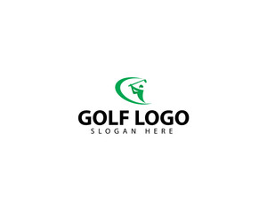 Fast Golf Logo designs, Golf Sport Abstract Logo Design Template