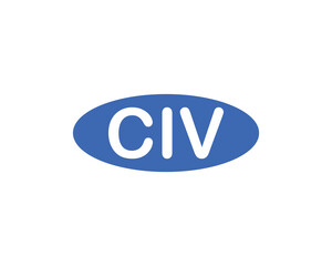 CIV Logo design vector template. CIV