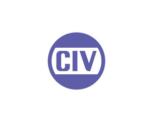 CIV Logo design vector template. CIV
