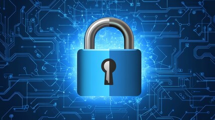 Enhanced circuit security, padlock system integration, digital electronic circuit protection