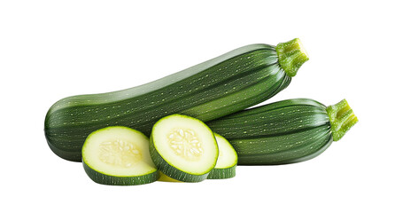High-Quality PNG of Fresh zucchini isolated on alpha layer png – High Resolution