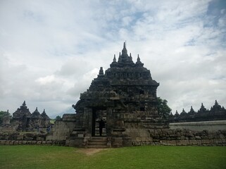Plaosan temple cultural and historical heritage site in Prambanan Central Java Indonesia