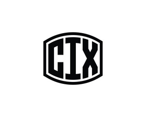 CIX Logo design vector template. CIX