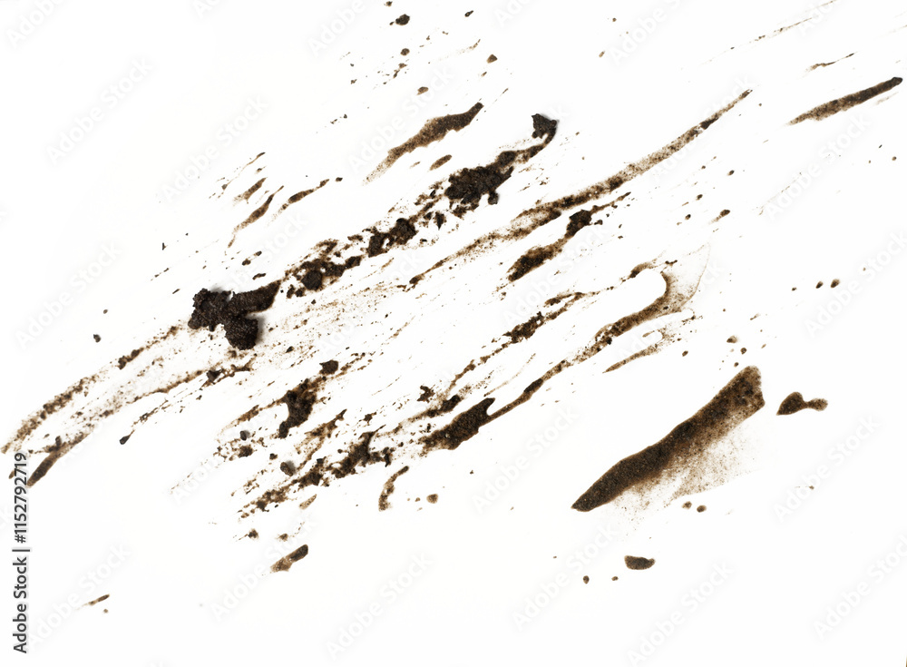 Poster abstract mud scratches element