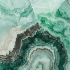 Obraz premium Green Agate Texture Background - Made with Generative AI