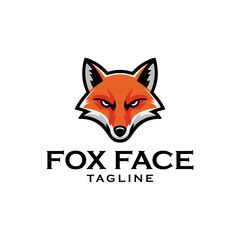 Obraz premium fox logo icon vector template