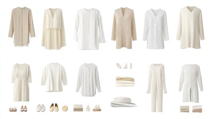 Elegant Minimalist Fashion Collection in Soft Neutral Tones
