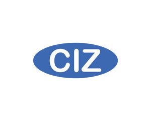 CIZ logo design vector template. CIZ